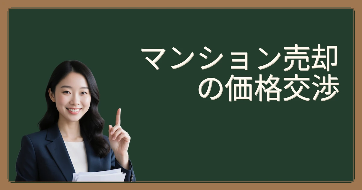 価格交渉・条件交渉：売却成功へ導く究極の交渉術！